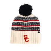 USC Trojans 47' Natural SC Interlock Tavern Cuff Knit Beanie